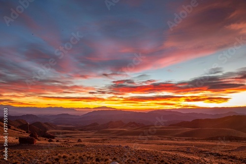 La meravigliosa albra vista dalla localit   di Tres Piedras  nella riserva nazionale di Famatina  La Rioja  Argentina