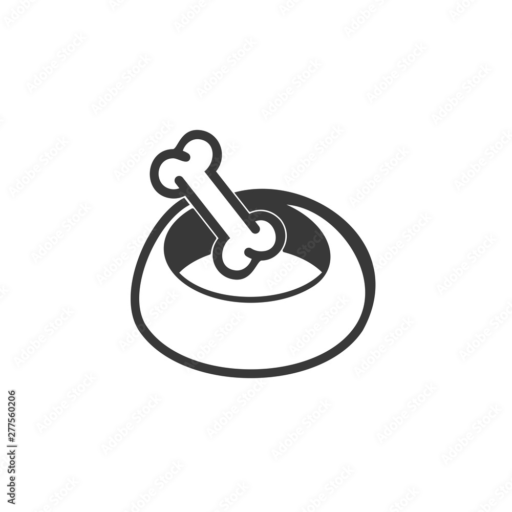 Dog bone icon template black color editable. Dog bone symbol vector sign isolated on white background. Simple logo vector illustration for graphic and web design. Dog bone icon template black color editable. Dog bone symbol vector sign isolated on white background. Simple logo vector illustration for graphic and web design.