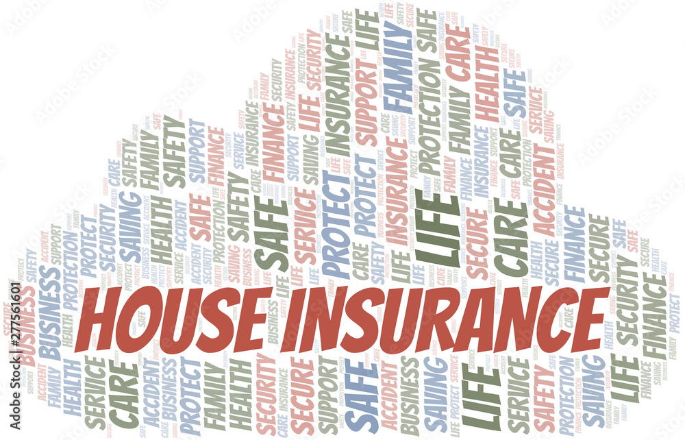 House Insurance word cloud vector made with text only. House Insurance word cloud vector made with text only.