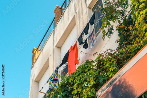 Panni stesi tra i vicoli di vieste gargano
