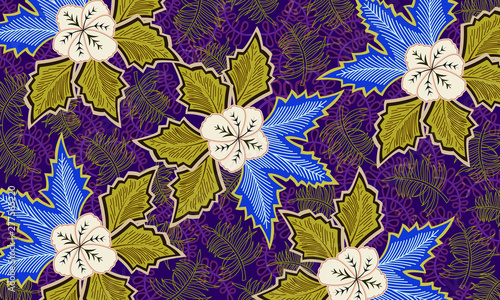 Indonesian Batik is made with wax dyeing technique applied to all fabrics. Can be used on clothes