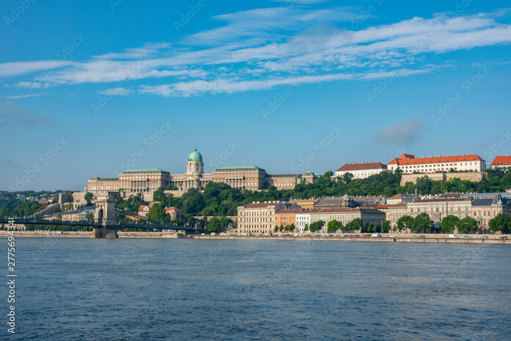 right bank of danaya river in Budapest, Hungary
