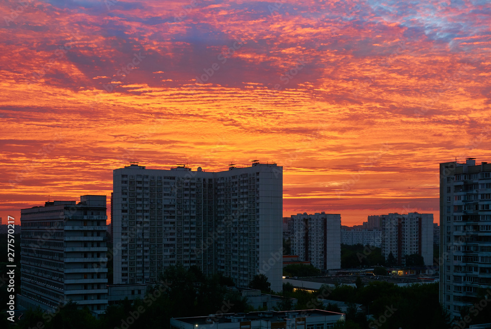 Dawn in Moscow