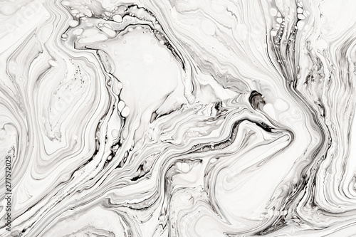Abstract ink fluid marbled texture. Luxurious granite, marble mineral pattern wallpaper.