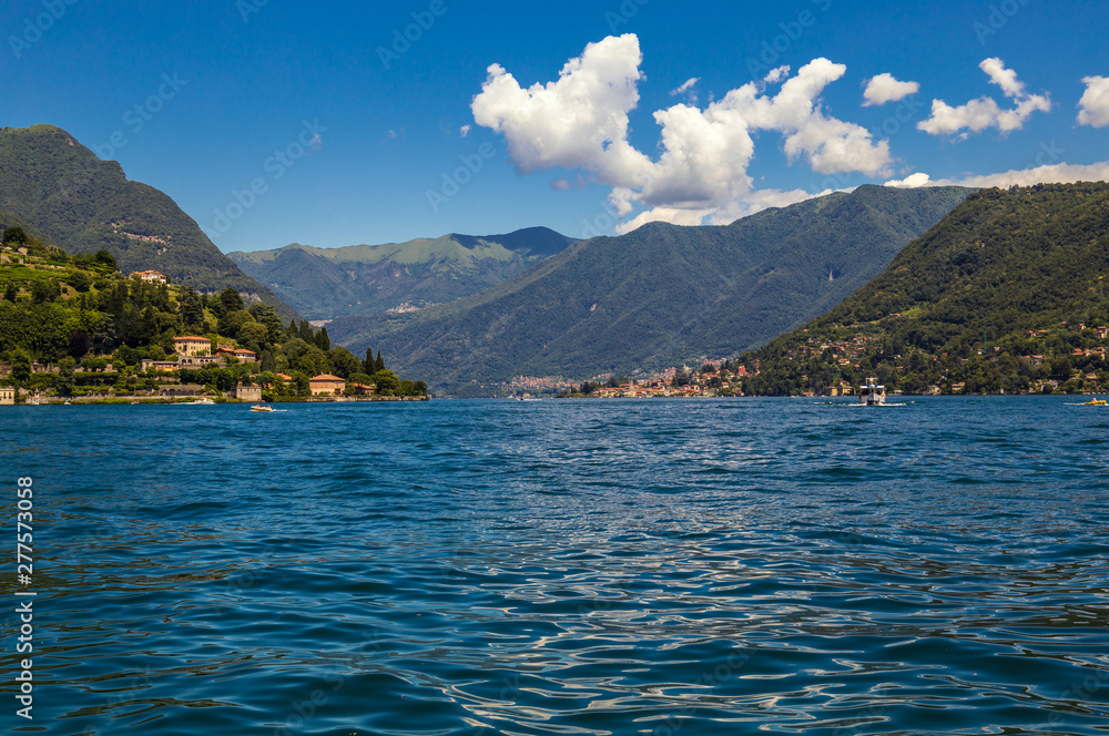 Lake Como in Lombardy, Italy