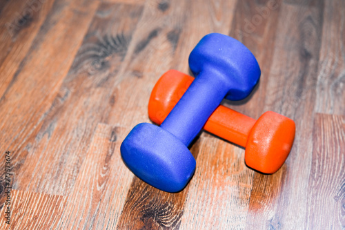 Fitness at home with dumbbells only