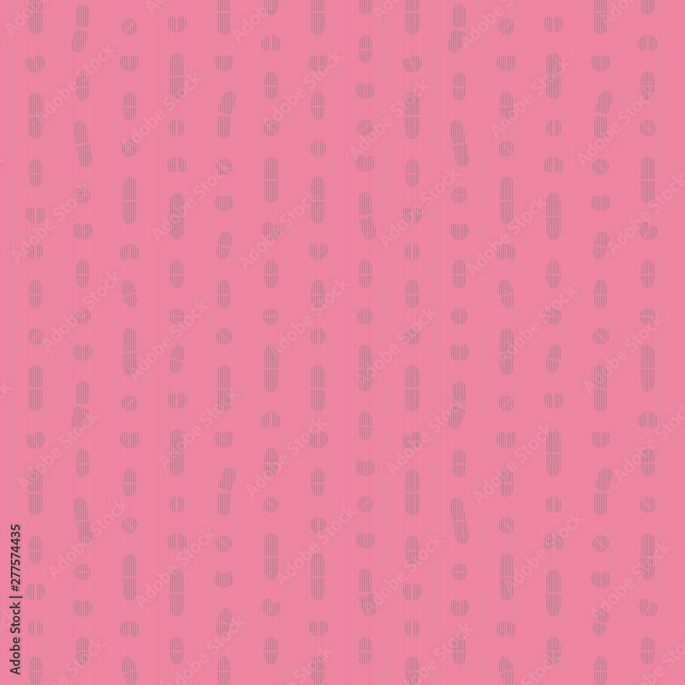 Seamless pills pattern. Easy to edit colors in Illustrator.