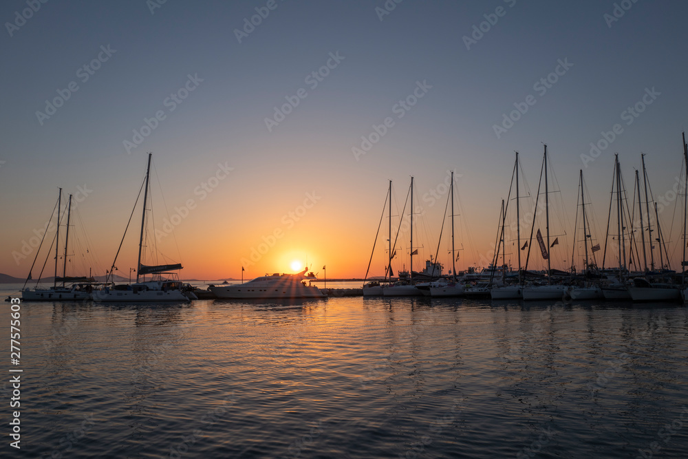 Sonnenuntergang auf griechischer Insel NAXOS
