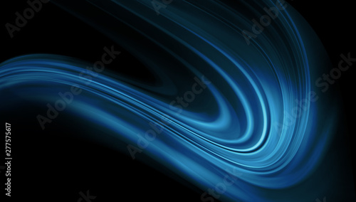 Abstract blue background. lines  waves  strokes  stylish background