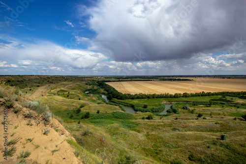 fields and steppes in the south of Russia