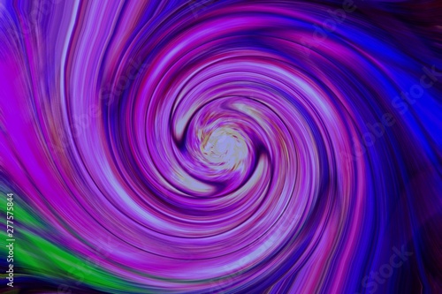 abstract fractal background, wallpaper with a curved digital colorful spiral © chainaphon