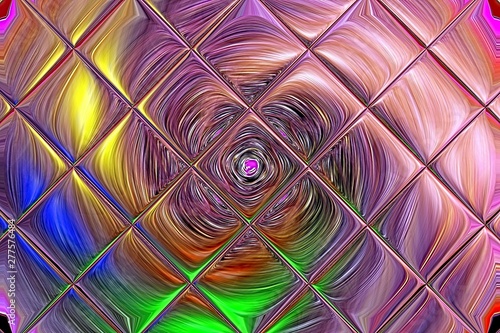 abstract fractal background  wallpaper with a curved digital colorful spiral