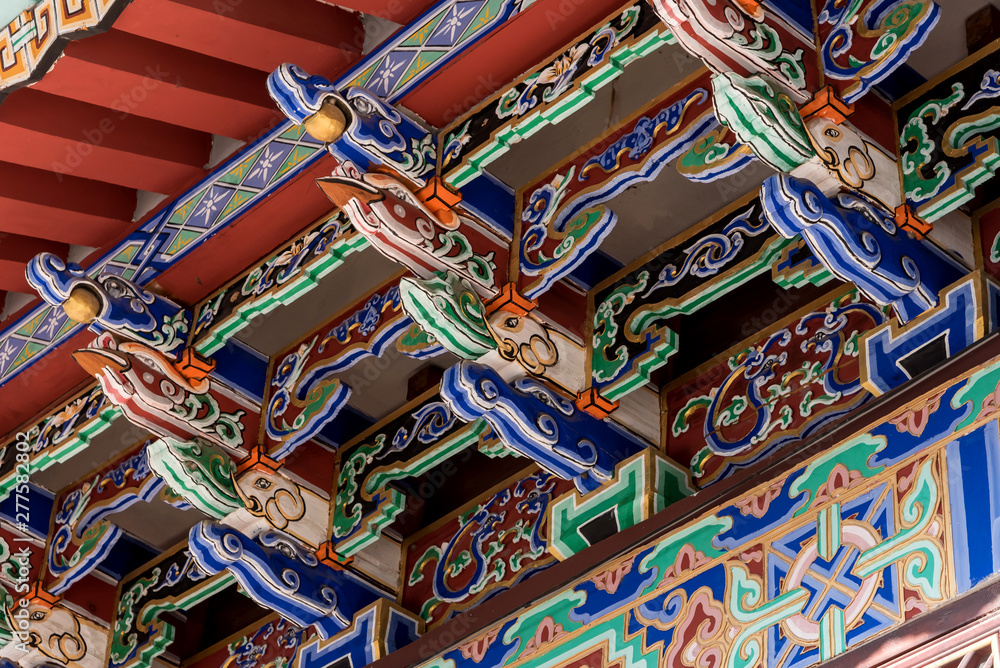 Obraz premium Chinese roof decorations