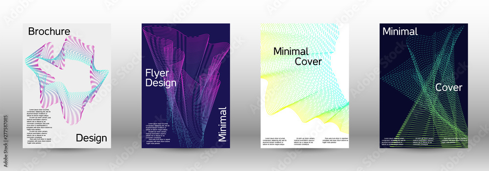 Cover design template set 