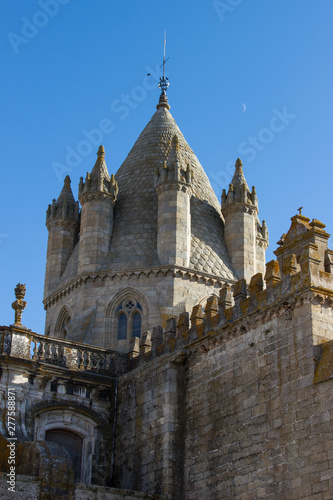 Cathedral of Evora, Portugal. The biggest medieval cathedral in Portugal.
