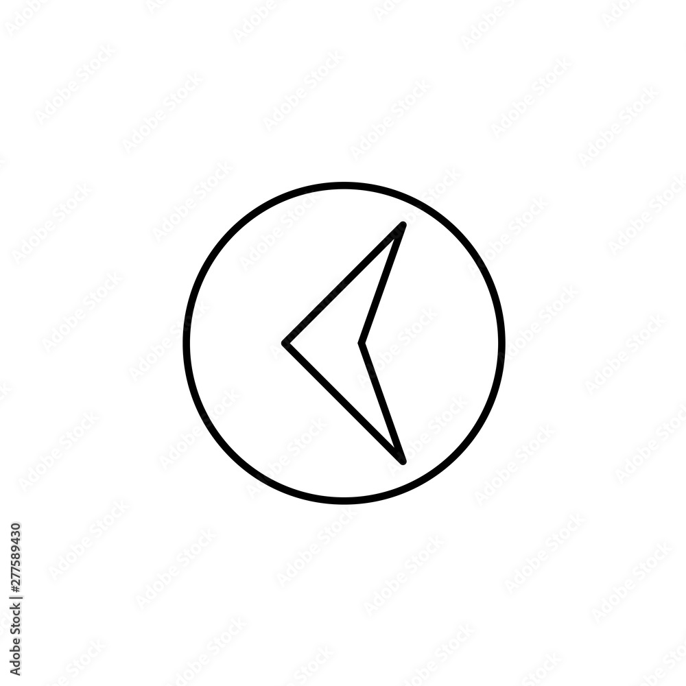 Left arrow icon, Left arrow icon vector, in trendy flat style isolated on white background. Left arrow icon image, Left arrow icon illustration Left arrow icon, Left arrow icon vector, in trendy flat style isolated on white background. Left arrow icon image, Left arrow icon illustration