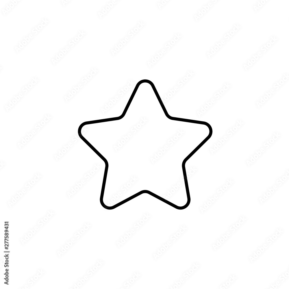 White star - Vector icon star Icon Vector / star icon / star- Vector icon. White star - Vector icon star Icon Vector / star icon / star- Vector icon.