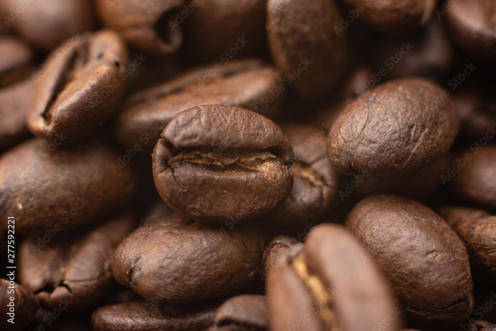 Coffee beans. Heap of dark color of raw coffee beans texture for background Coffee beans. Heap of dark color of raw coffee beans texture for background