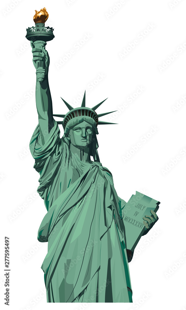 Naklejka premium Statue of Liberty