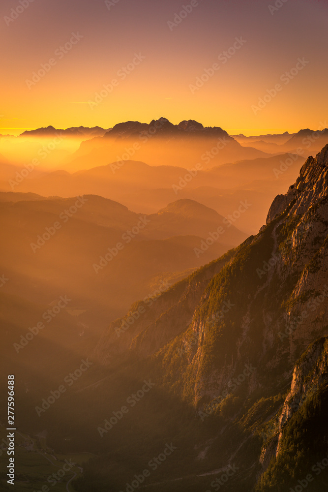 Sunrise in the Tyrolean Alps (Austria)