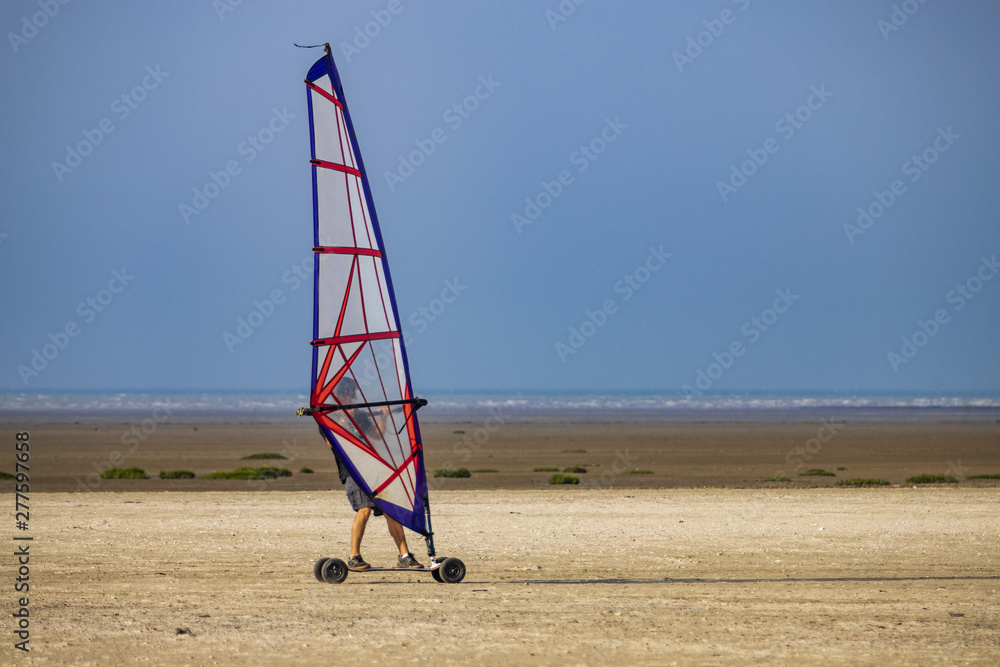 Fototapeta premium windskate on the beach