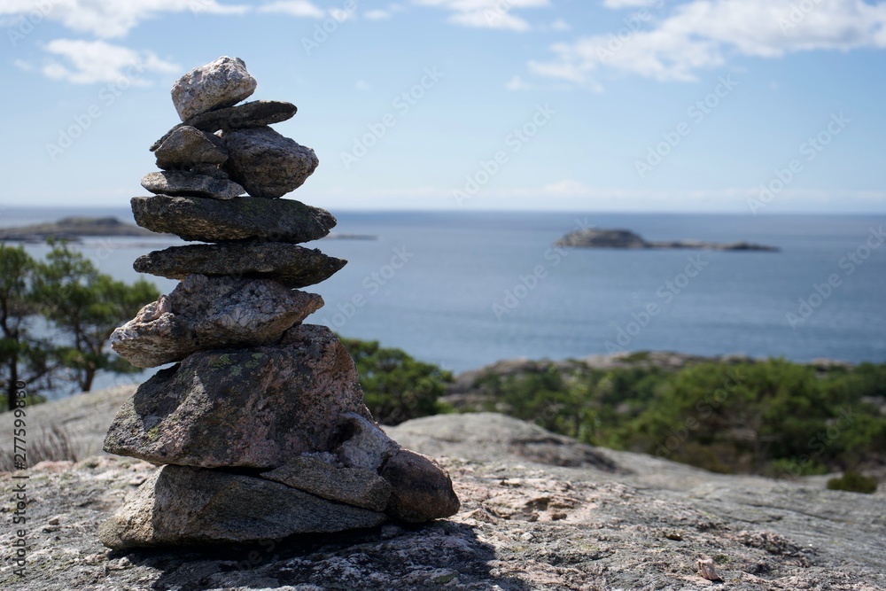 Stone piles in Norway Stone piles in Norway