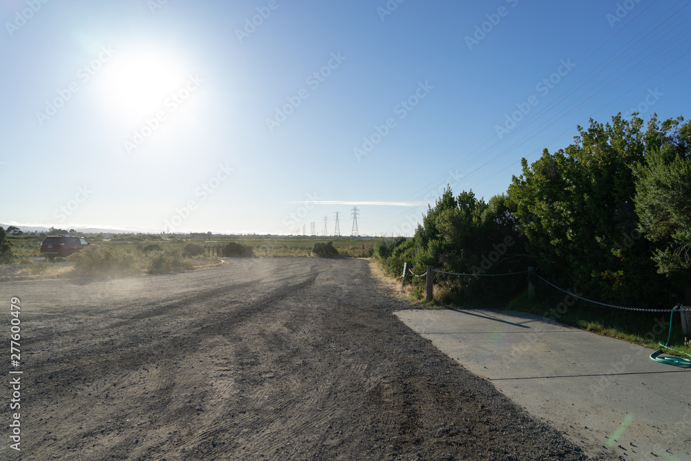 Fototapeta premium the nice sunlight with light sand stone