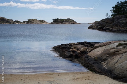 View of the coast in Norway