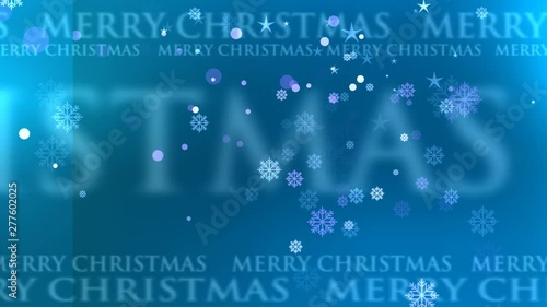 abstract blue background for christmas