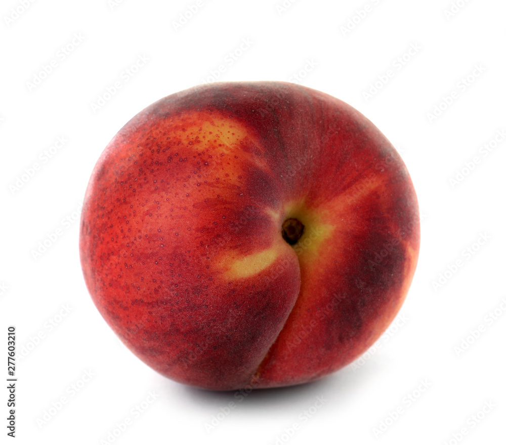 Delicious ripe sweet peach isolated on white Delicious ripe sweet peach isolated on white