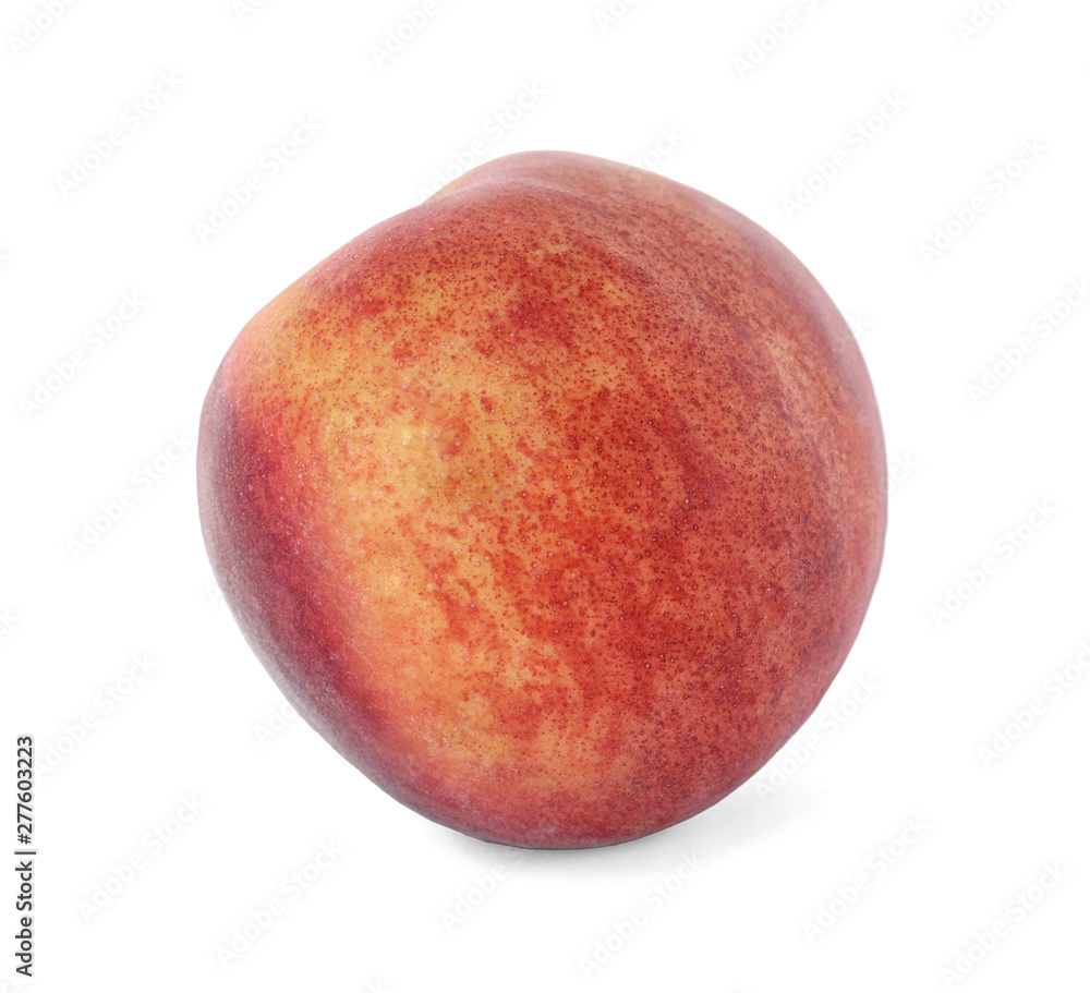 Delicious ripe sweet peach isolated on white Delicious ripe sweet peach isolated on white