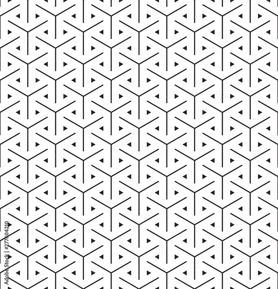 Seamless abstract intersecting hexagon weave mesh pattern. Seamless abstract intersecting hexagon weave mesh pattern.