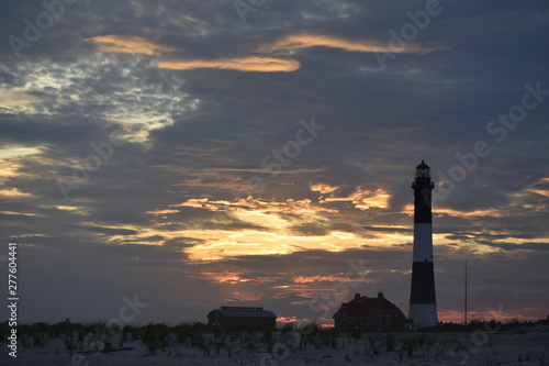 lighthouse at sunset © MRoseboom