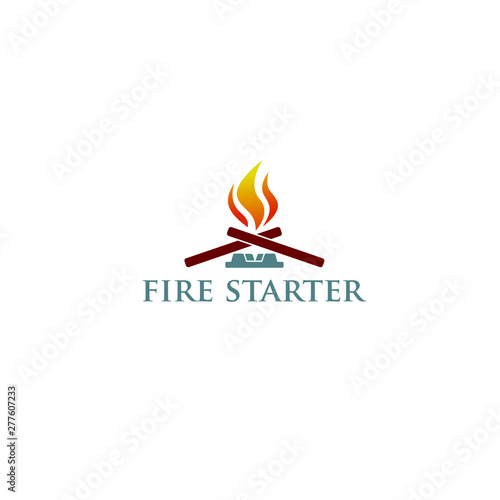 best original logo designs inspiration and concept for fire starter  by sbnotion