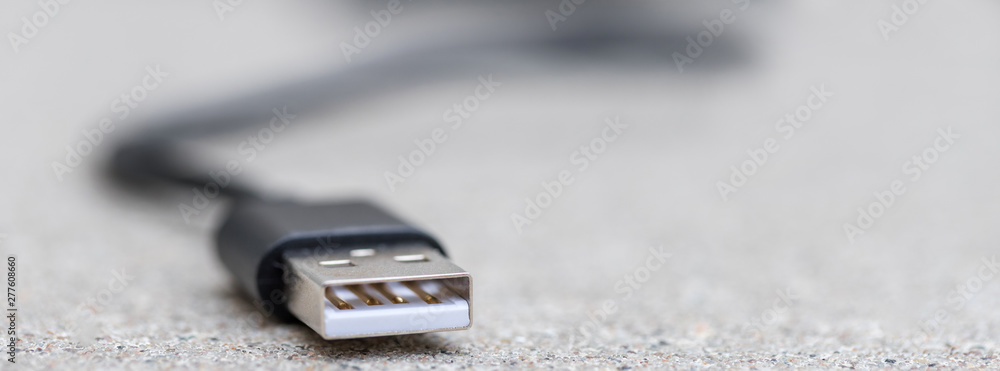 single usb cable connection background panorama single usb cable connection background panorama
