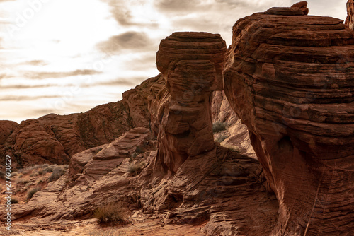 landscape if desert rock in Valley of Fire
