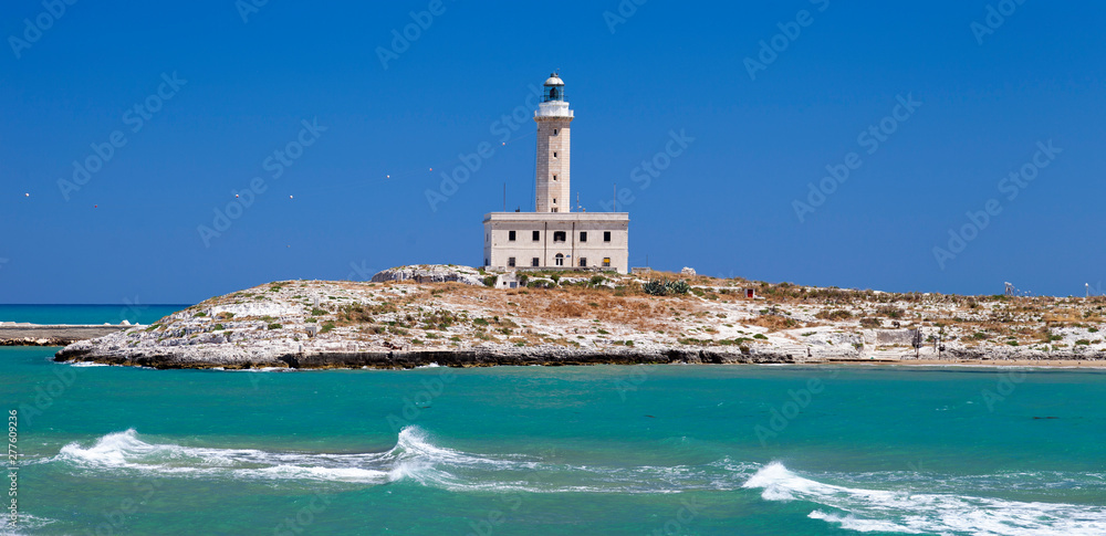 lighthouse of Vieste. Apulia, Italy