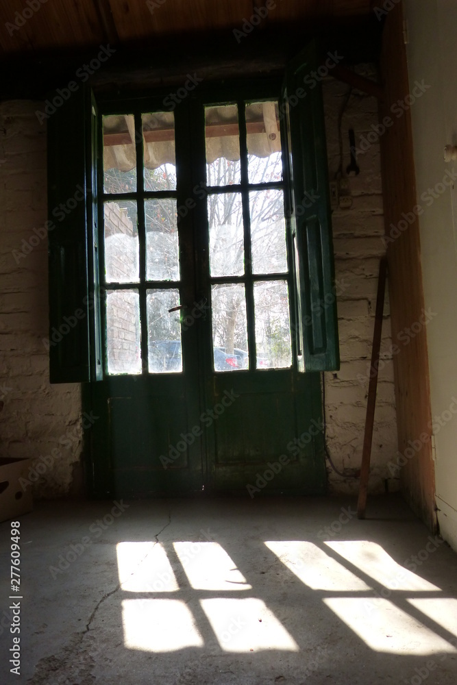 door with windows