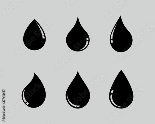 Water drop Logo Template vector illustration