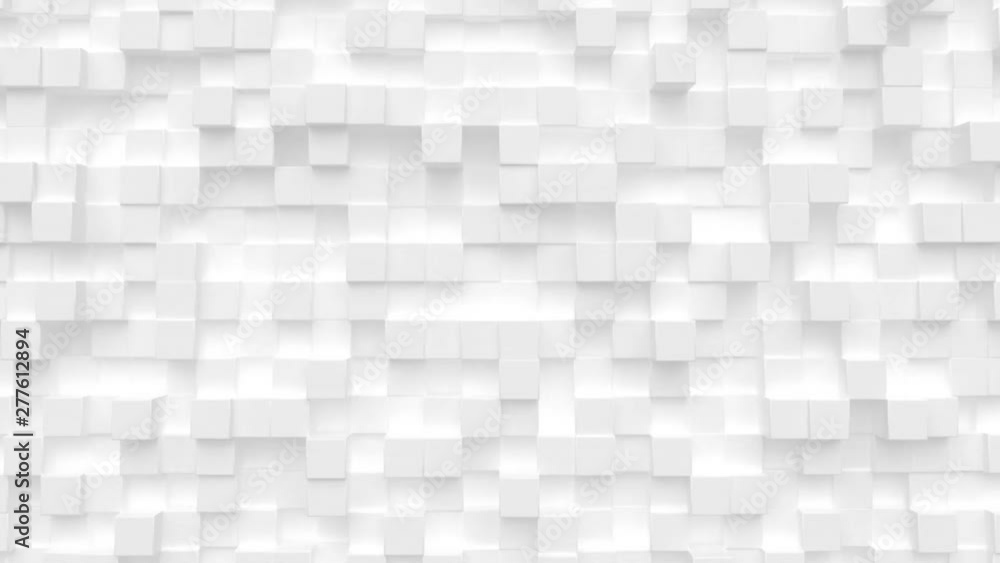 Abstract motion background from random moving cube blocks, seamless loop animation Abstract motion background from random moving cube blocks, seamless loop animation
