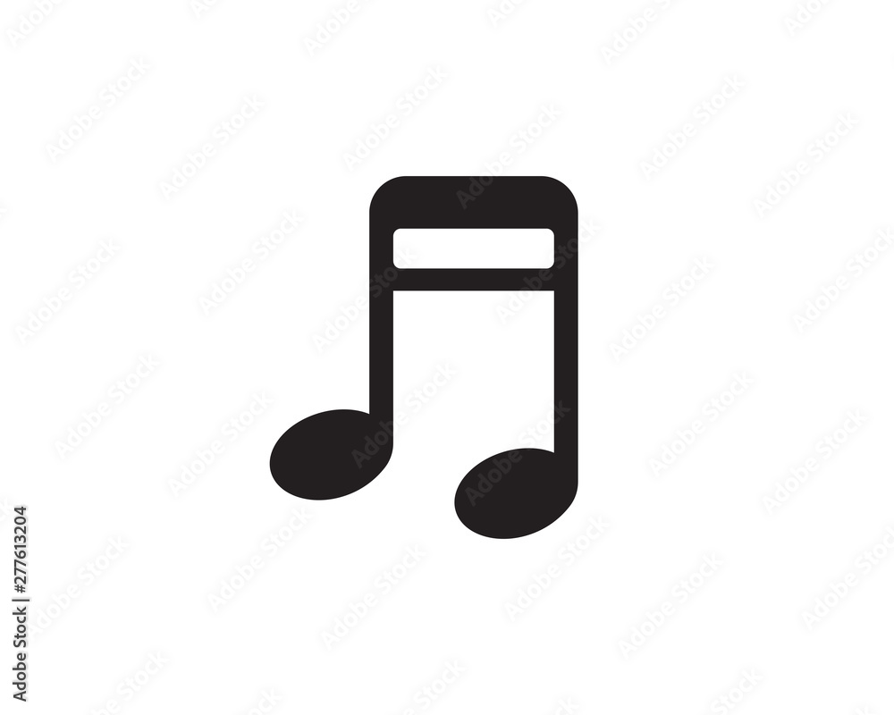 Music note symbols logo and icons Music note symbols logo and icons