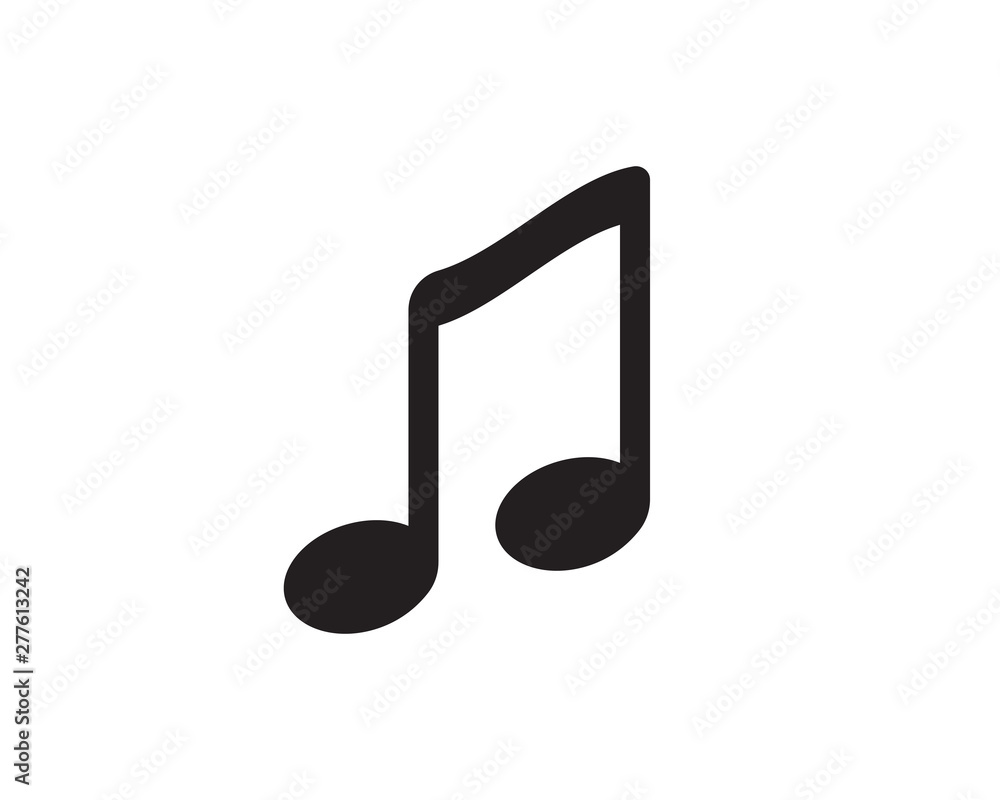 Music note symbols logo and icons Music note symbols logo and icons