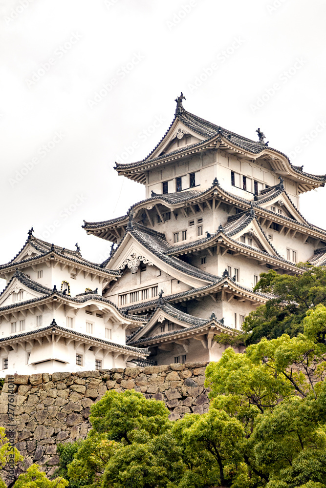 Himeji-jo (Himeji castle) in Kansai area, Japan