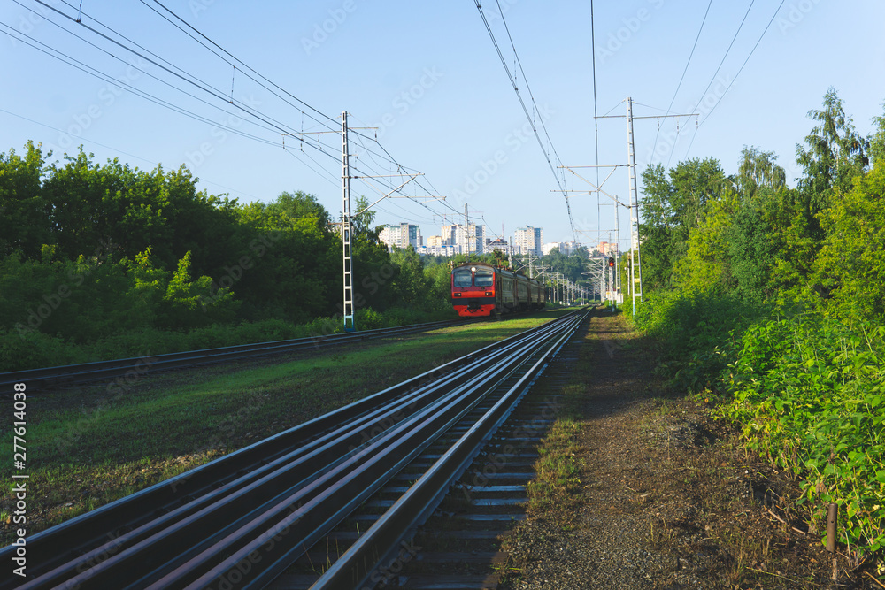 Fototapeta premium morning commuter train