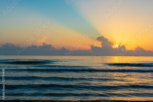 Amanece en una playa de México, en Tuxpan Veracruz photo