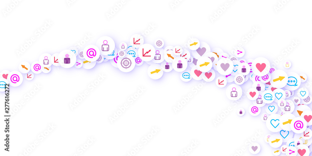 Social media marketing, Communication concept. Social media marketing, Communication concept.