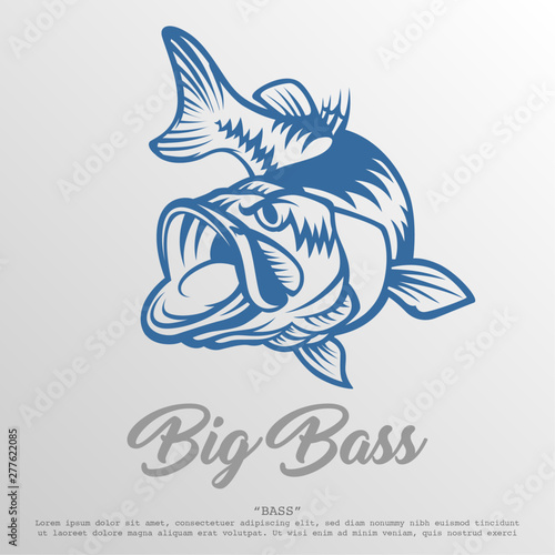 Big Bass Logo Illustration