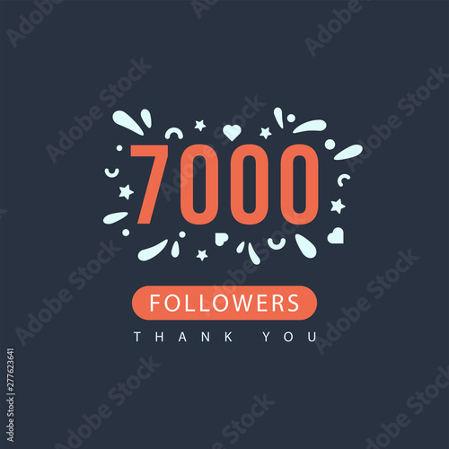 7000 Followers thank you