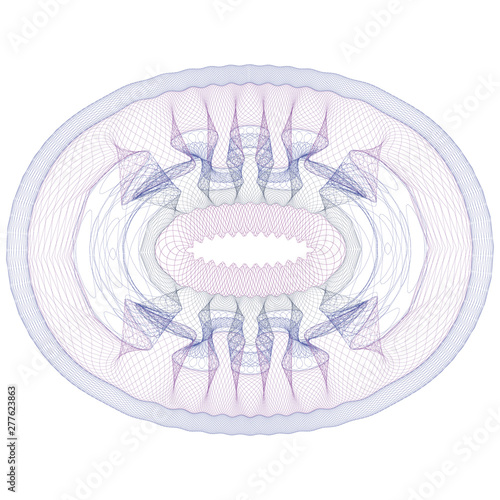 Watermark guilloche security design background diploma, certificate,