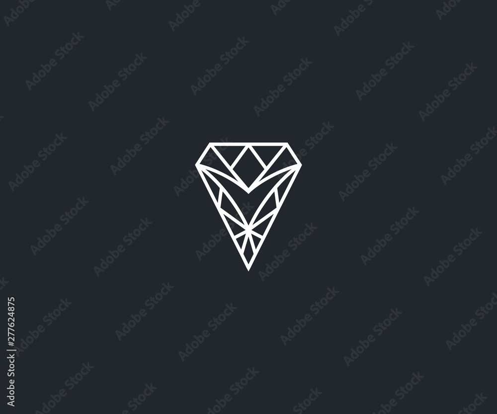 diamond logo design element diamond logo design element